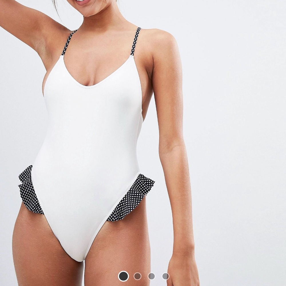 Pistol Panties Frill Side Jamie Swimsuit